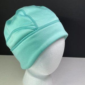 LANDS' END Polartec Beanie - Girls Sz Large - w/Ponytail Slit - Kids Ski Hat